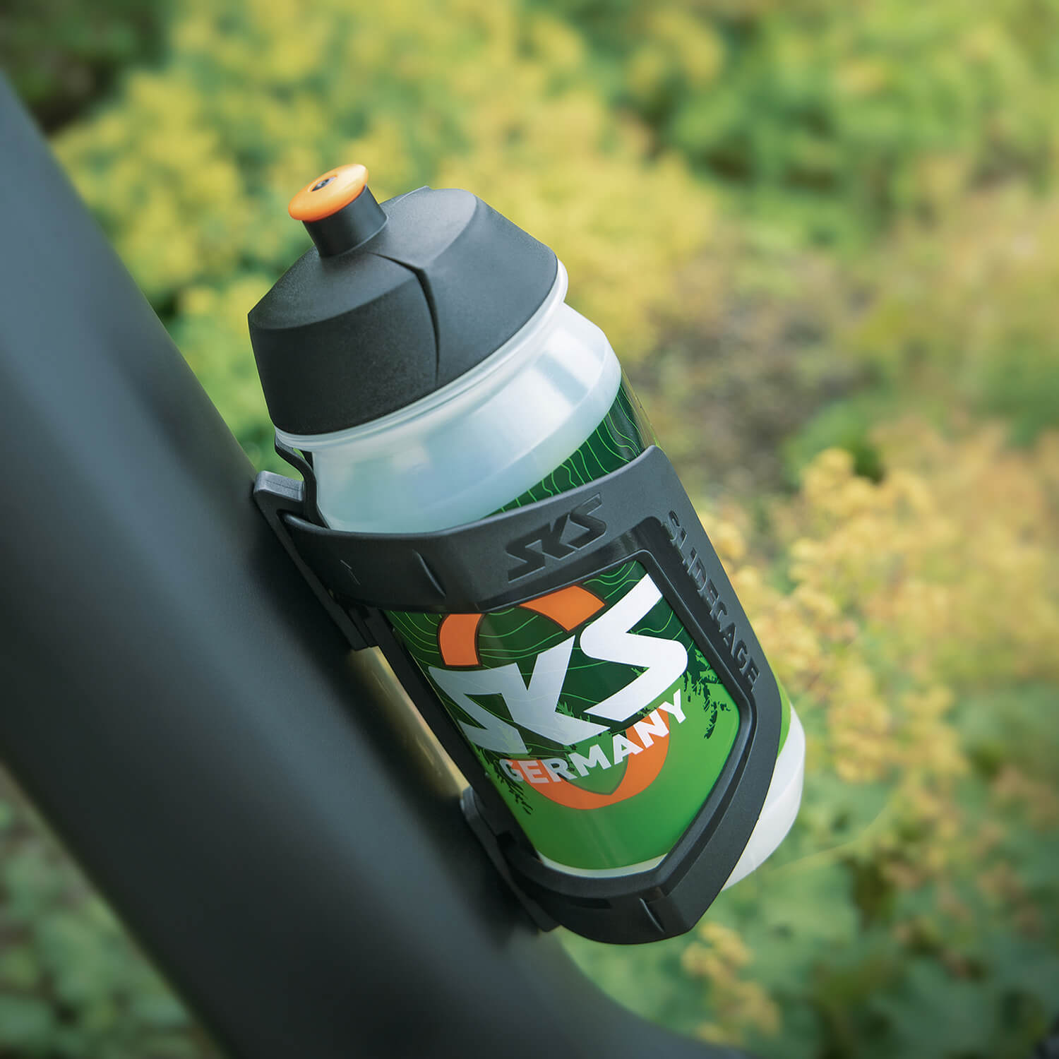 Фляга 0,5 SKS ORGANIC DRINKING BOTTLE MADE OF SUGAR CANE SMALL, зелена фото 2