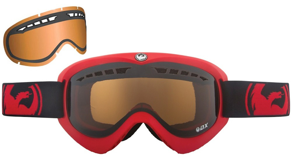 Маска сноубордична Dragon DX Pop Red Jet/Amber, 722-4325 фото 