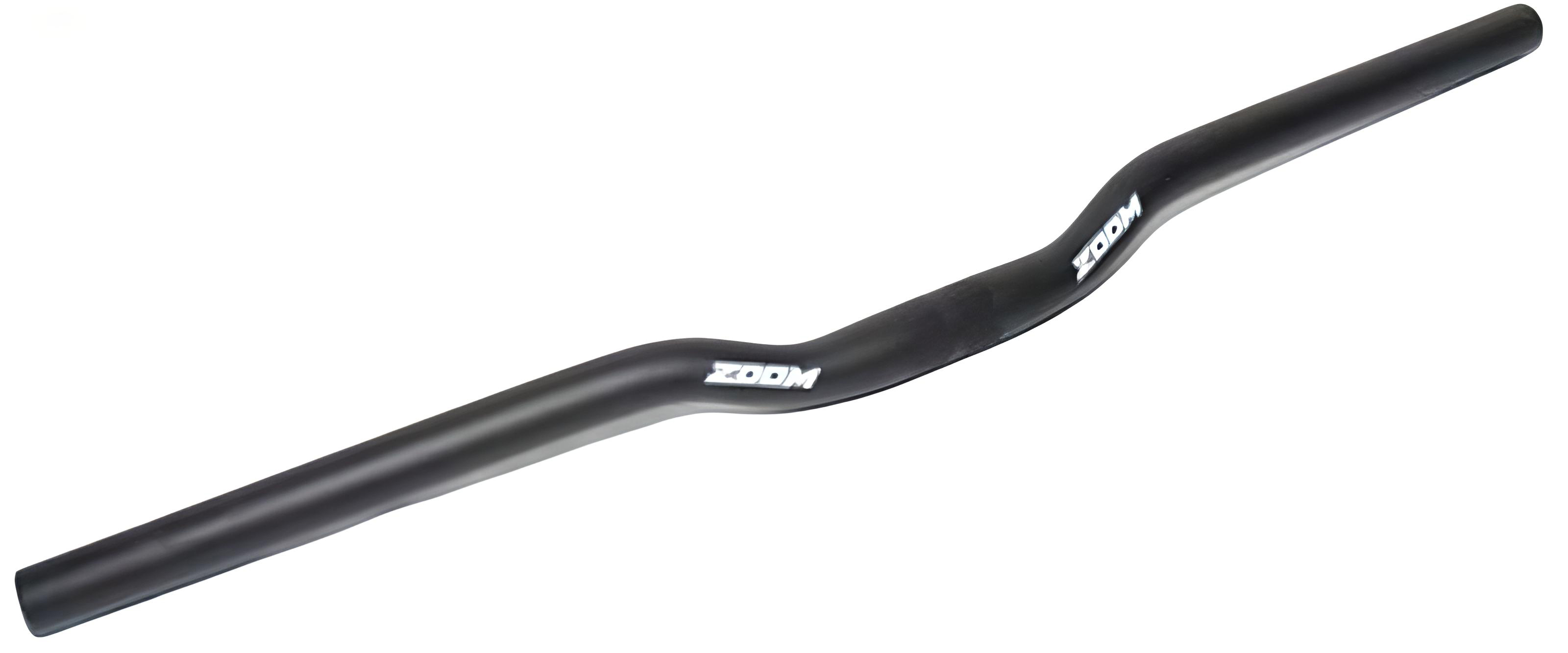 Руль ZOOM MTB-AL-152/TP/EN-C 620x25.4мм подъем 20мм отклонение 10гр алюмин. black фото 1