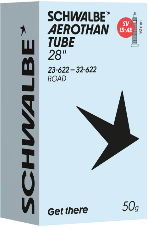 Камера TPU 28" (23/32-622) Schwalbe SV15-AE AEROTHAN, Alu 40mm фото 