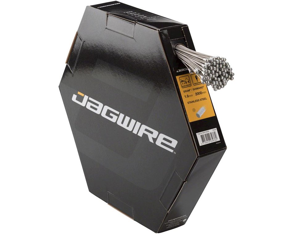Трос для тормоза JAGWIRE Basics диам. - 1.6мм L2000мм BWC3004 нержавейка - Sram/Shimano MTB (100шт) фото 