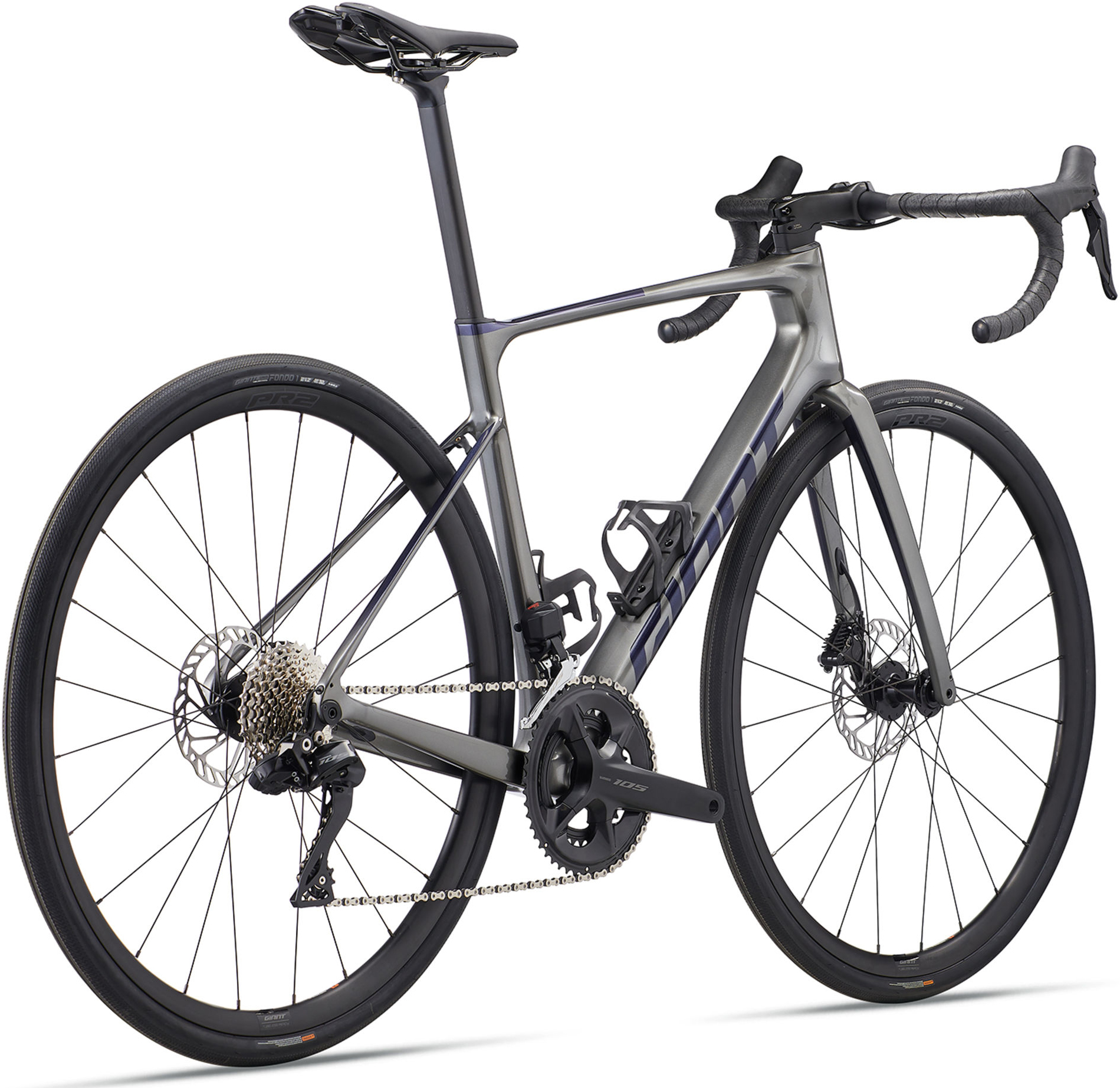 Велосипед 28" Giant DEFY ADVANCED 1 рама - M Charcoal/Milky Way A4 фото 4