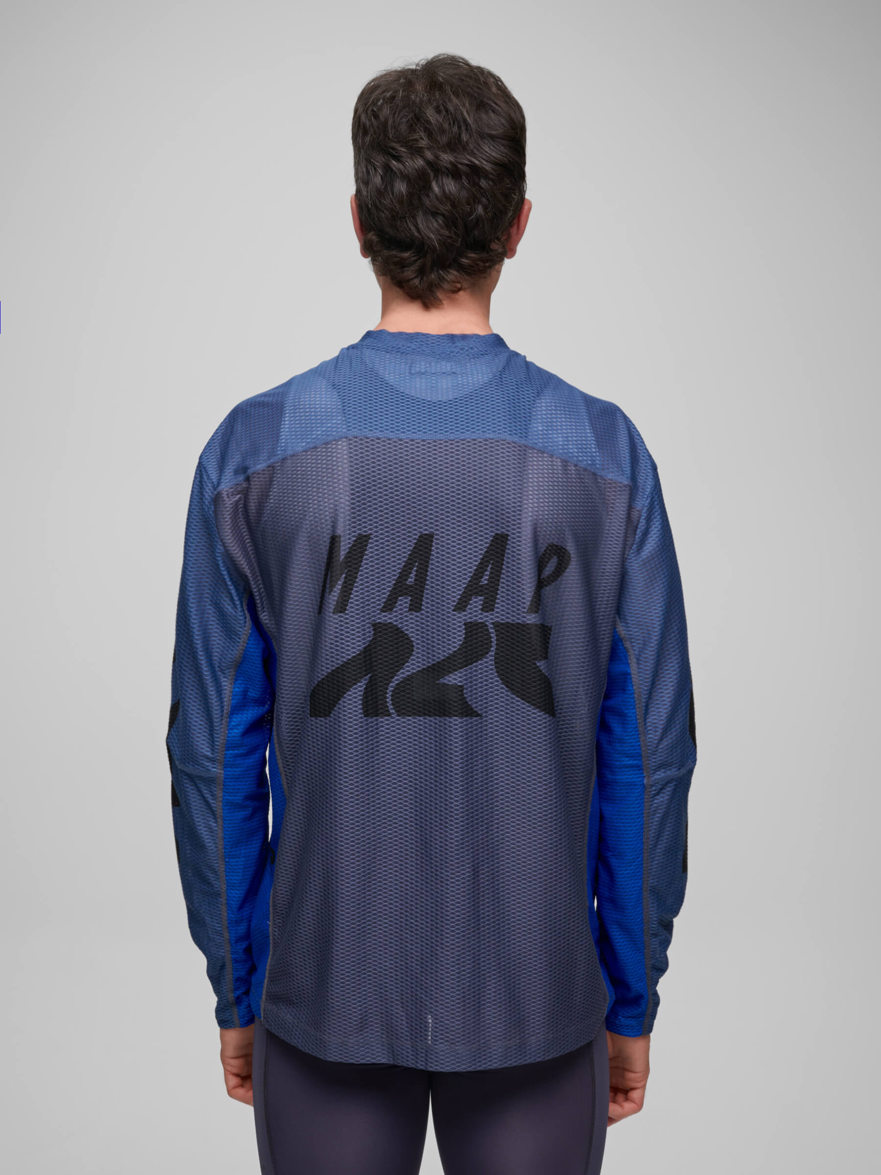Лонгслів MAAP Alt Road Air Mesh LS Tee Mixed Blue XXL фото 3