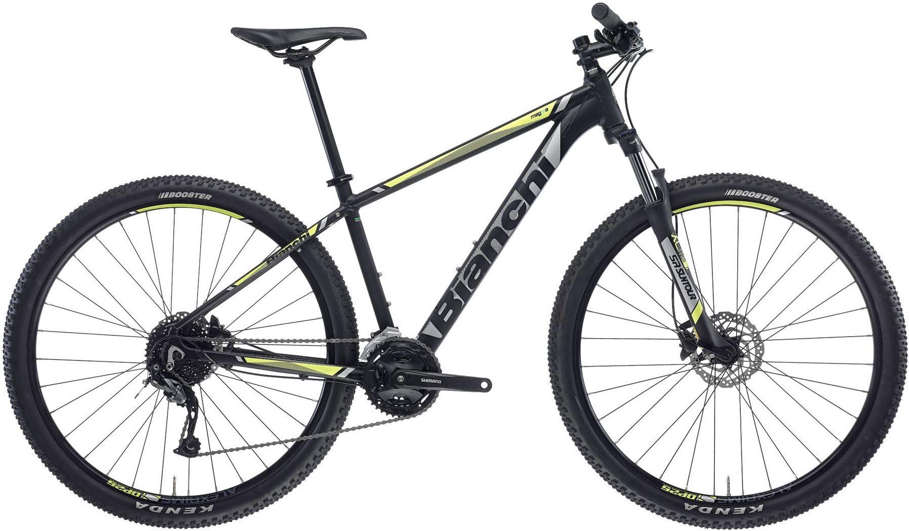 Велосипед 29" Bianchi MAGMA 9.2 рама - 48 см Black Mat A1 фото 