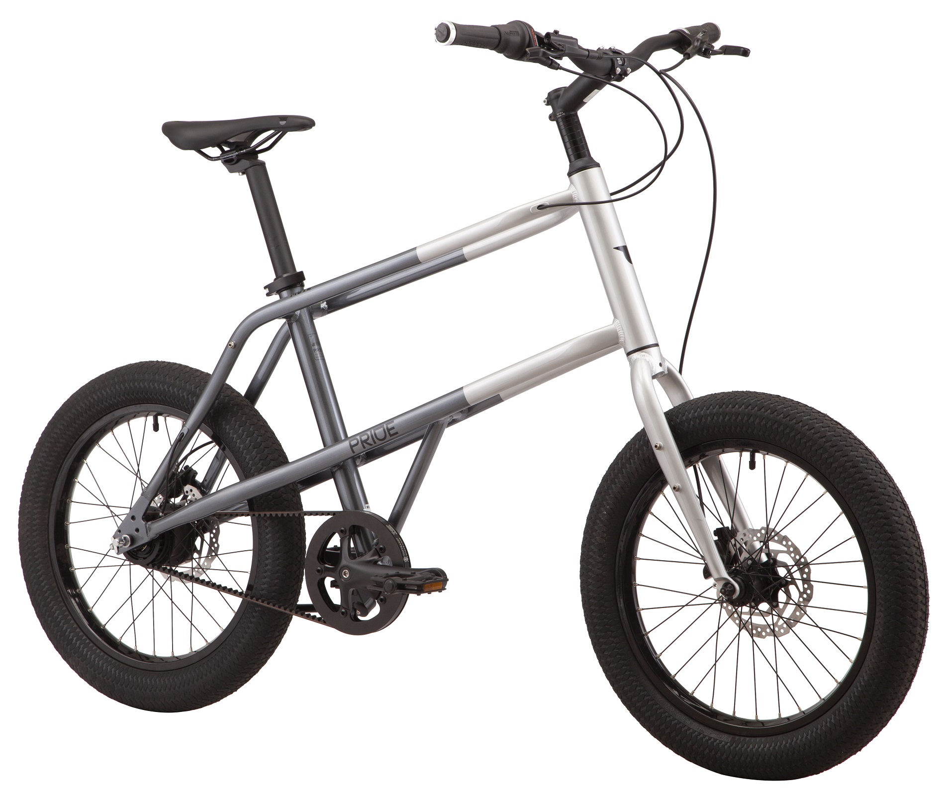 Велосипед 20" Pride MUTE 2.2 GRAY-DARK GRAY A2 фото 3