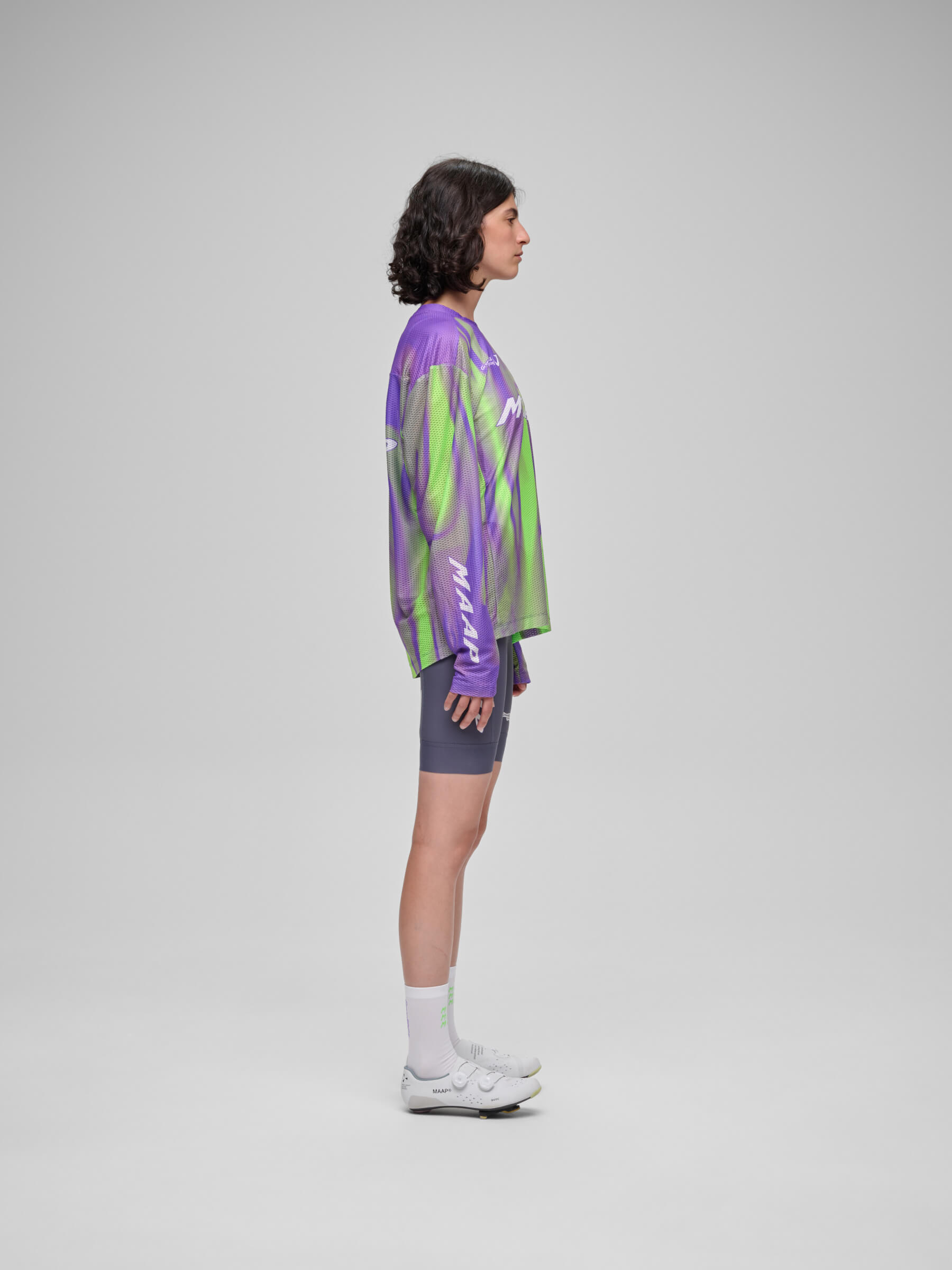 Лонгслив MAAP World Tour 26 Mesh LS Tee Blackout Glow XXL фото 5