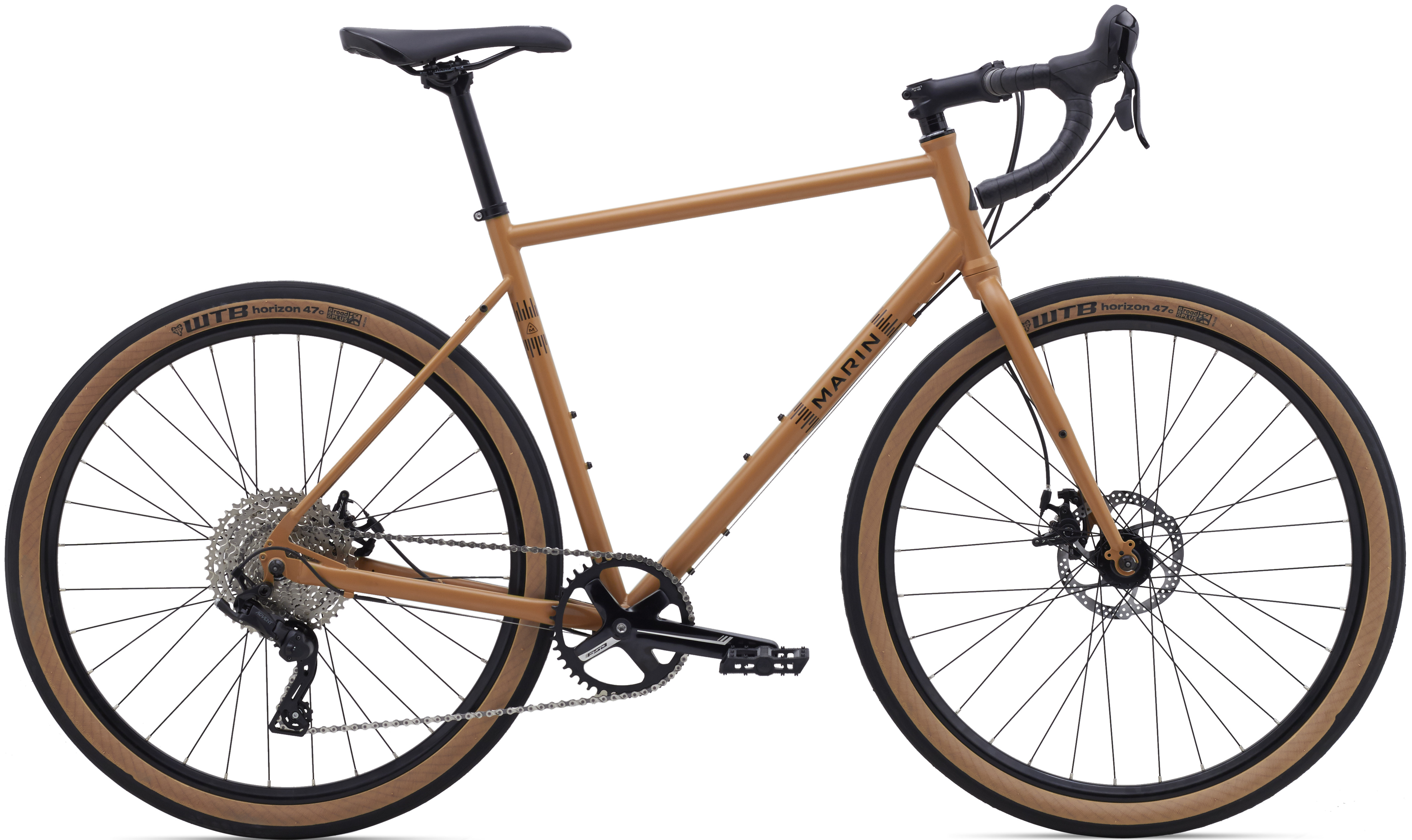 Велосипед 27,5" Marin NICASIO+ рама - 58см Satin Tan/Black A4 фото 