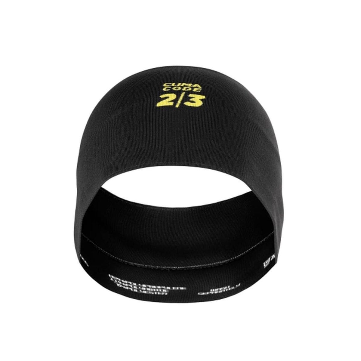 Повязка-подшлемник ASSOS Assosoires Spring/Fall Headband black Series, черная, 0/XS-S фото 1