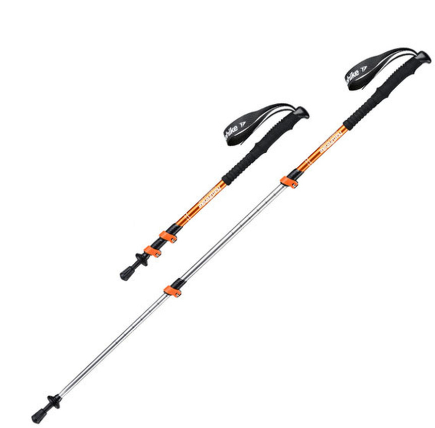 Трекінгова палиця Naturehike NH17D001-Z Women, 3 секції, 57-120 см, золотиста, 1 шт фото 