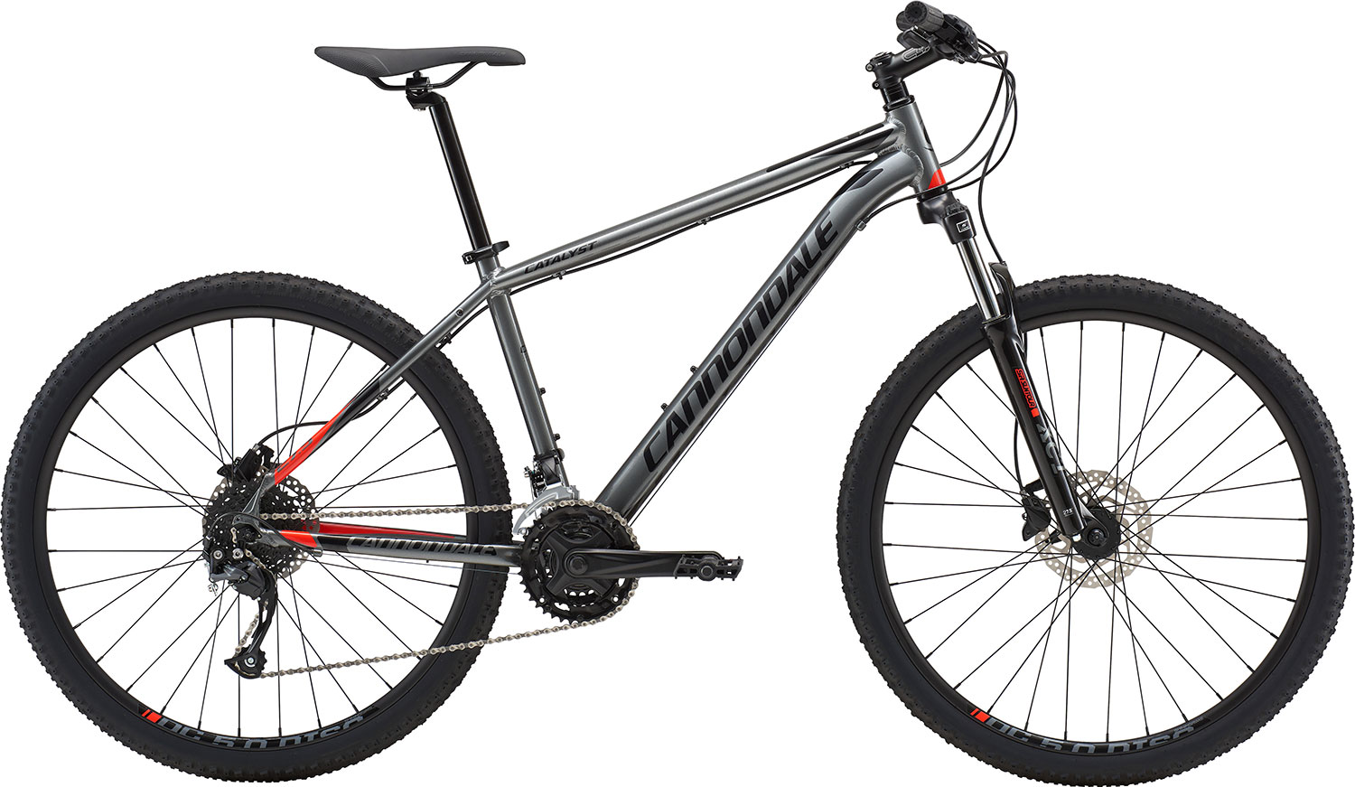 Велосипед 27,5" Cannondale CATALYST 2 рама - L 2018 GRY серый фото 