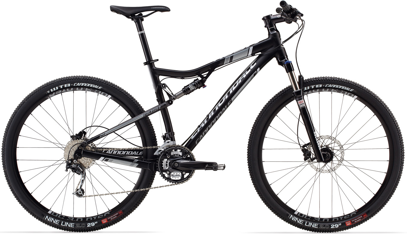 Велосипед 29" Cannondale RUSH 2 рама - L 2014 черно-матовый фото 