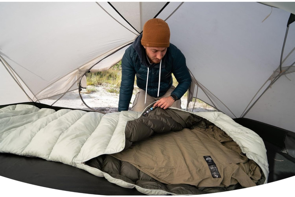 Подкладка для спального мешка Naturehike CNH22SD016, нейлон, коричневая фото 4