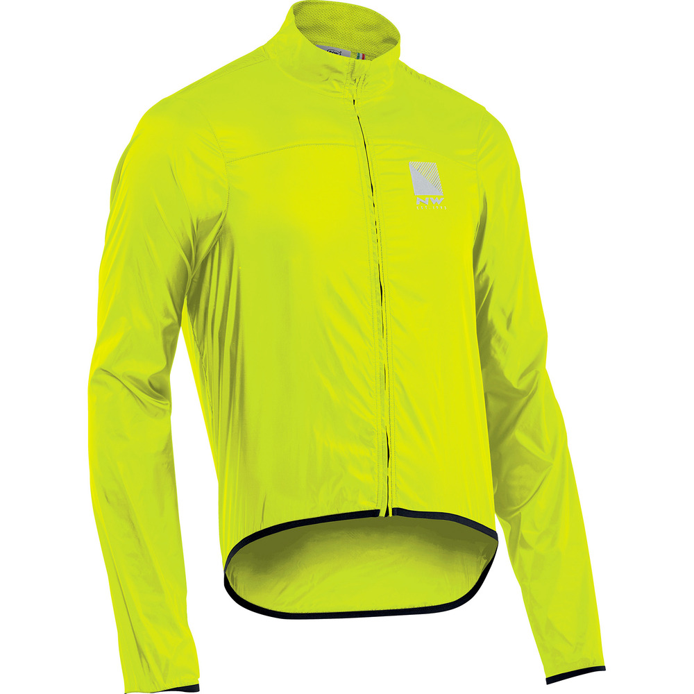Ветровка Northwave Breeze 2 Jacket мужская, желтая флуоресцентная, S фото 