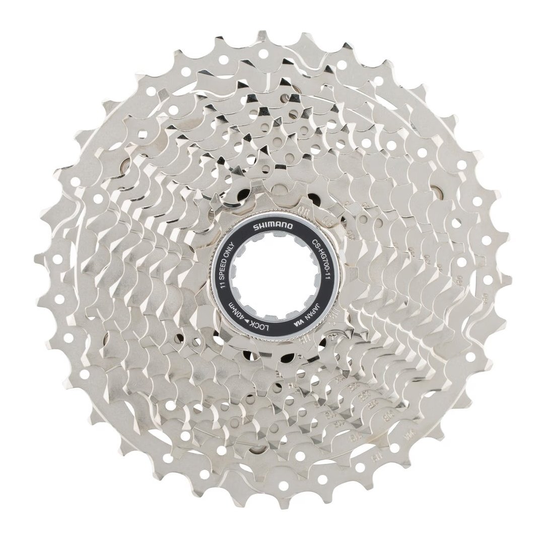 Касета Shimano CS-HG700-11, 11-шв., 11-34, срібло (OEM) фото 