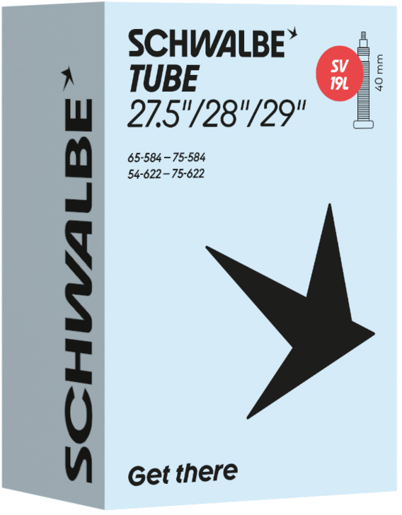 Камера 29"+/27,5"+ (54/75-584/622) Schwalbe SV19L 40mm фото 