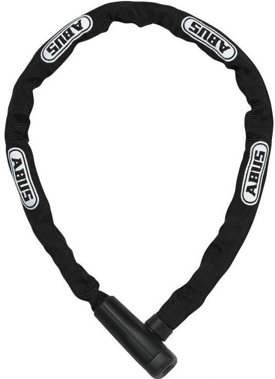 Замок ABUS Steel-O-Chain, цепь 5x75, 2 ключа, черный, белый логотип фото 