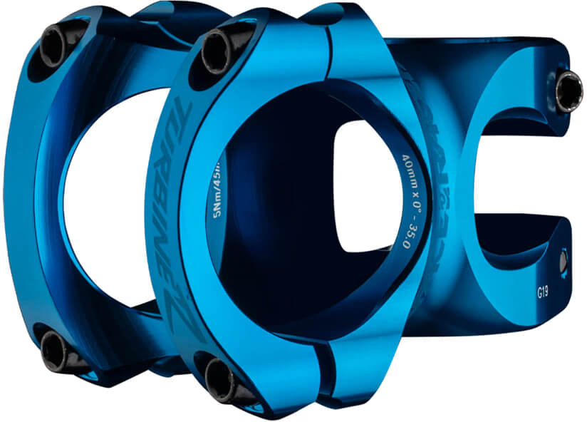 Вынос руля RaceFace TURBINE R, 40 мм, Ø35 мм, 0°, Blue фото 