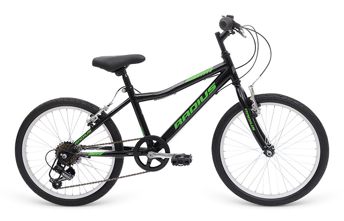 Велосипед 20 "Radius Throttle рама - 12" Gloss Black/Gloss Green/Gloss Charcoal фото 