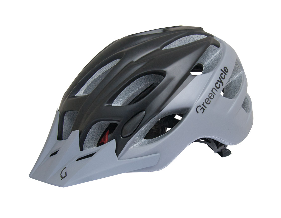 Шлем Green Cycle Enduro размер 58-61см черно-серый фото 1