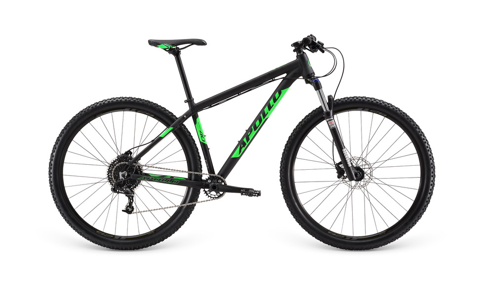 Велосипед 29 "Apollo XPERT 40 рама - M matte Black/gloss Fluoro Green/gloss Black фото 1