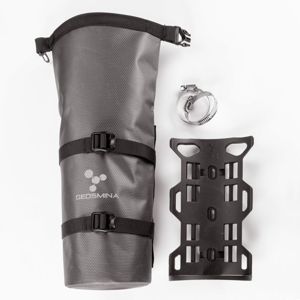Сумка на вилку GEOSMINA Cargo Cage Bag (4L), 310г, сіра фото 2