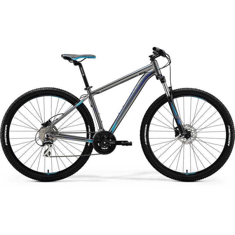 Велосипед 29" Merida Big.Nine 20-D рама 19" серо-синий 2018 фото 