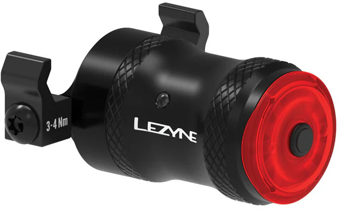 Мигалка задня Lezyne SADDLE DRIVE, 250 люмен, 7 режимів, USB-C зарядка, чорна фото 
