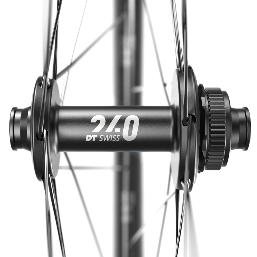 Колесо пер. 28" DT Swiss ARC 1400 DICUT DB 700C CL 50, 24 отв., ось 12х100, бескамерное, CenterLock фото 3