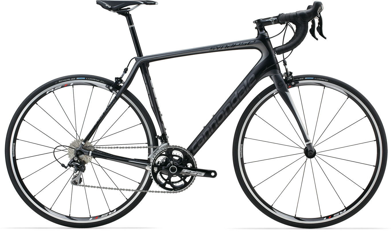 Велосипед 28 "Cannondale SYNAPSE Carbon 5 105 C рама - 54см 2014 чорно-матовий фото 