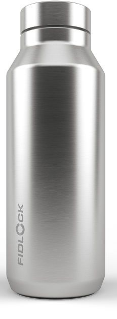Термофляга 0,5 Fidlock TWIST STEEL BOTTLE 500 Insulated + BIKE BASE, Silver фото 2