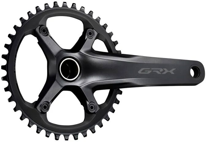 Шатуны Shimano FC-RX600-11 GRX, 175 мм, 1x11-ск., 40T, интегрированная ось, без каретки фото 1