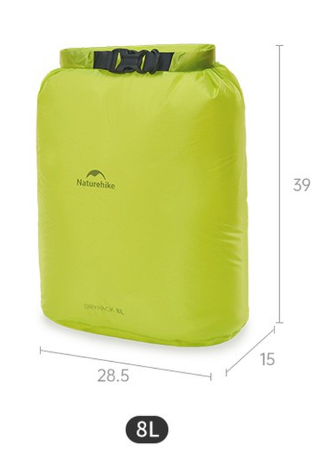 Гермомішок Naturehike CNK2550XB012, 8 л, жовтий  фото 2