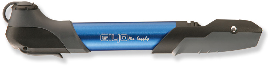 Мининасос GIYO GP-96A со складной Т-ручкой, под два типа клапана AV+FV, пластик, синий фото 