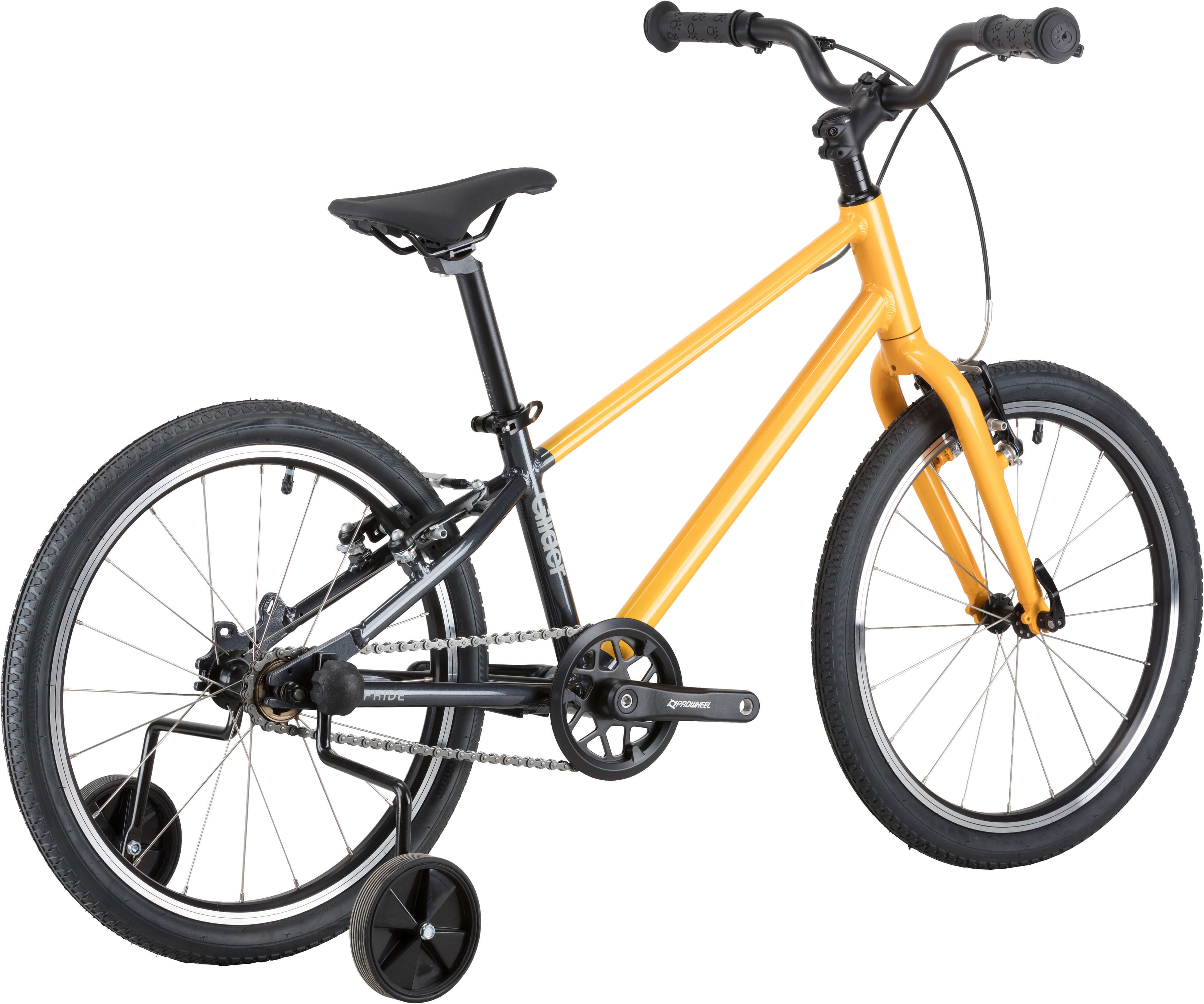 Велосипед 20" Pride GLIDER 2.1 жовтий A5 фото 3
