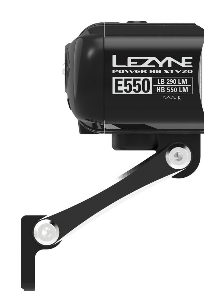 Фара передня для електровелосипеда Lezyne EBIKE POWER HB STVZO E550, 550 люмен, 2 режими, чорна фото 2