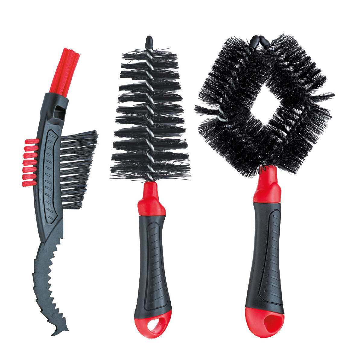 Щетки Weldtite 06013 CLEANING BRUSH SETS для очистки велосипеда, набор 3шт. фото 