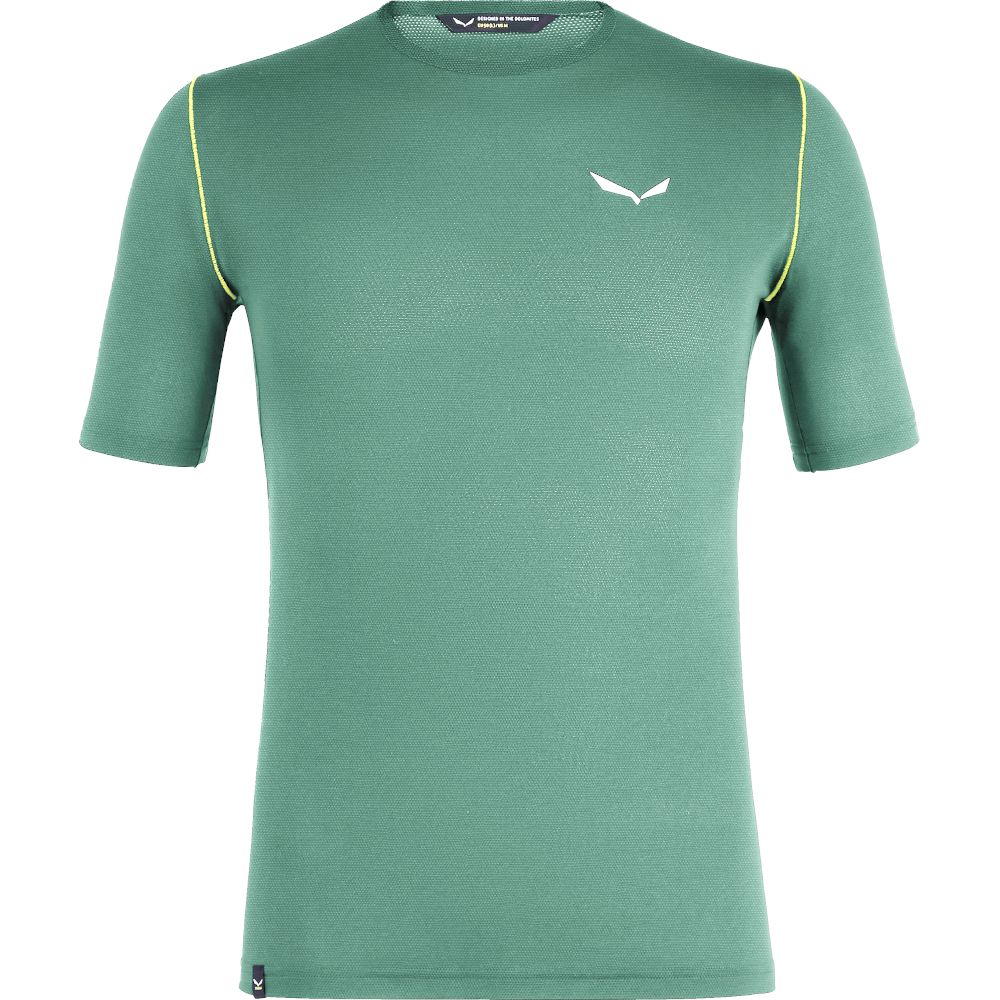 Фотографія Футболка Salewa PEDROC HYBRID 3 DRY M S/S TEE. 27725 5949 чоловіча, розмір 46/S, зелена 1 Футболка Salewa PEDROC HYBRID 3 DRY M S/S TEE. 27725 5949 чоловіча, розмір 46/S, зелена фото 1