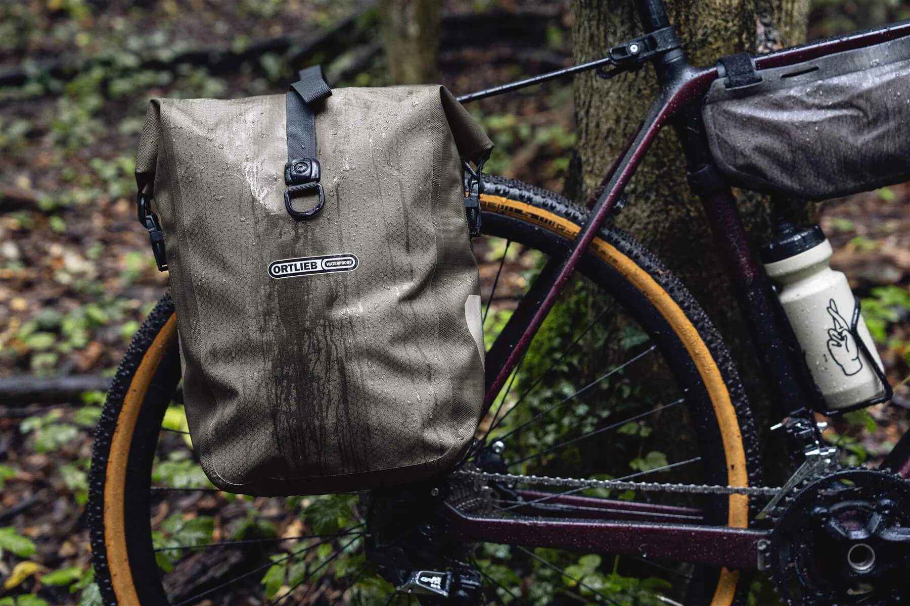 Гермосумка велосипедная Ortlieb Gravel-Pack QL2.2 Dark Sand, 14,5 л фото 9