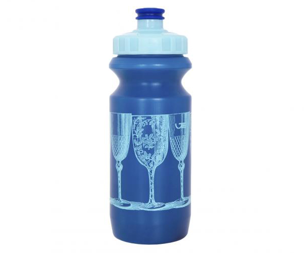 Фляга 0,6 Green Cycle BLUE CUPS с большим соском, blue nipple/ blue cap/ blue bottle фото 