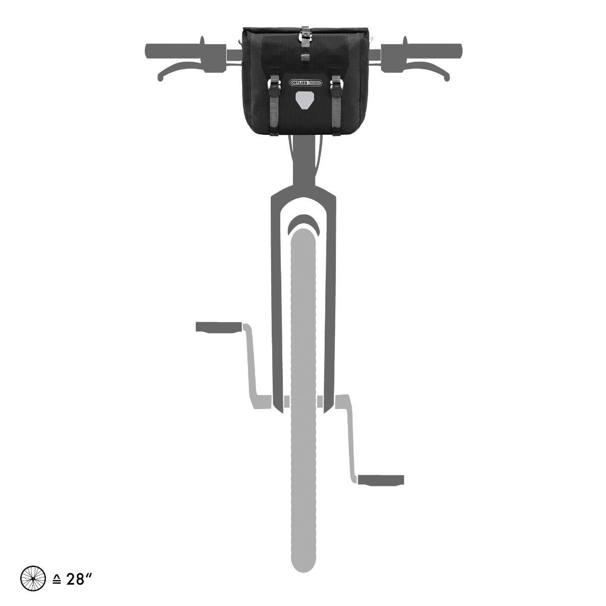 Гермосумка на кермо Ortlieb Handlebar-Pack Plus black, 11 л фото 6