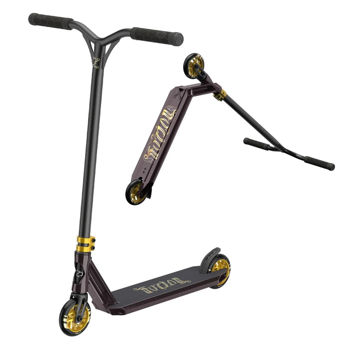 Самокат трюковый Fuzion Z300 Black/Gold фото 2