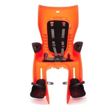 Сиденье задн. Bellelli Summer Standart B-fix до 22кг, оранжевое с черной подкладкой фото 