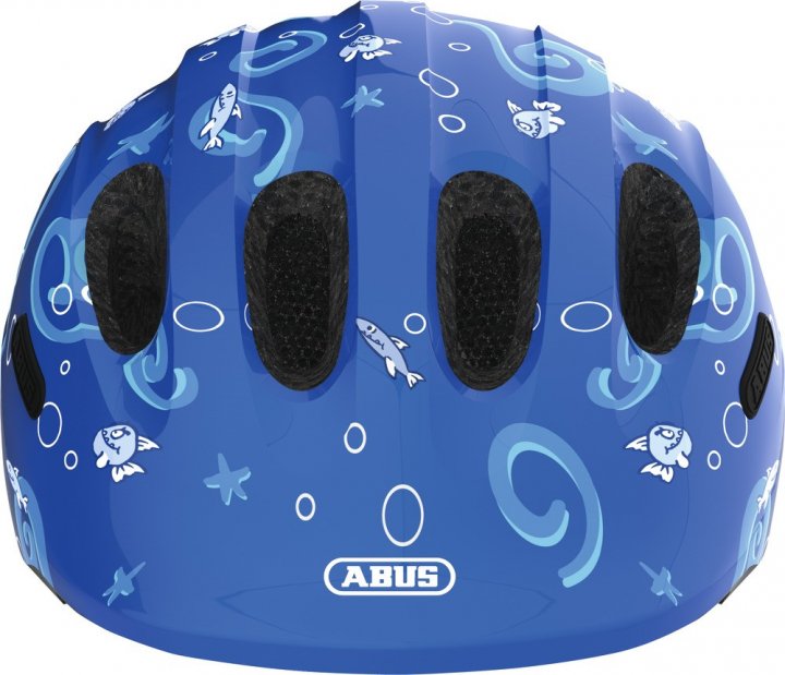 Велошолом дитячий ABUS SMILEY 2.0 Blue Sharky S (45-50 см) фото 2