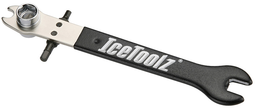 Ключ Ice Toolz 34T2 набір торц 10/15, шестигр 5/6, накидним 15 фото 