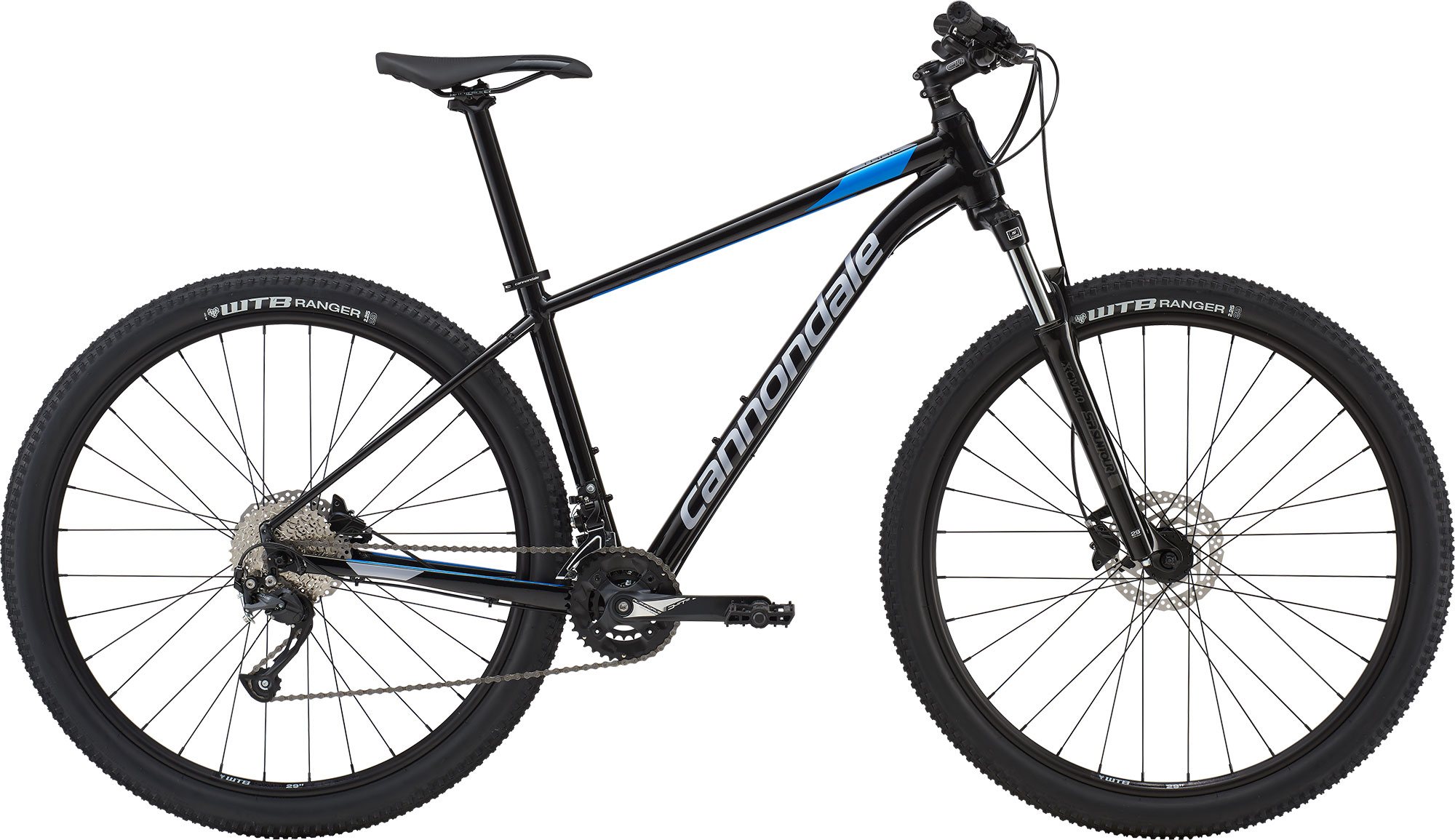 Велосипед 29" Cannondale TRAIL 7 рама - 2X 2019 BLK чорний фото 