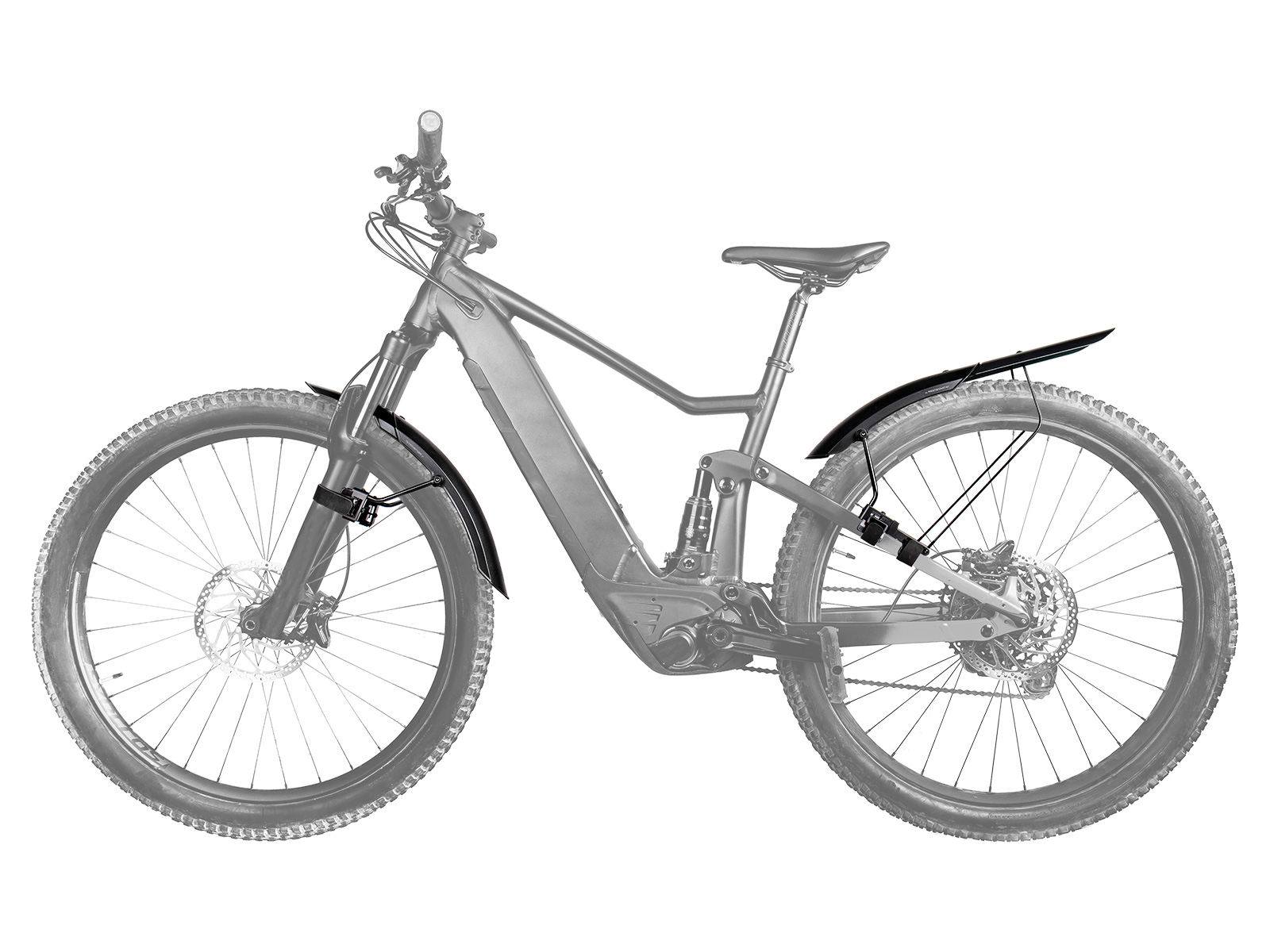 Комплект крил 26"-29" Topeak TetraFender M1/M2 26-29er, чорний фото 4