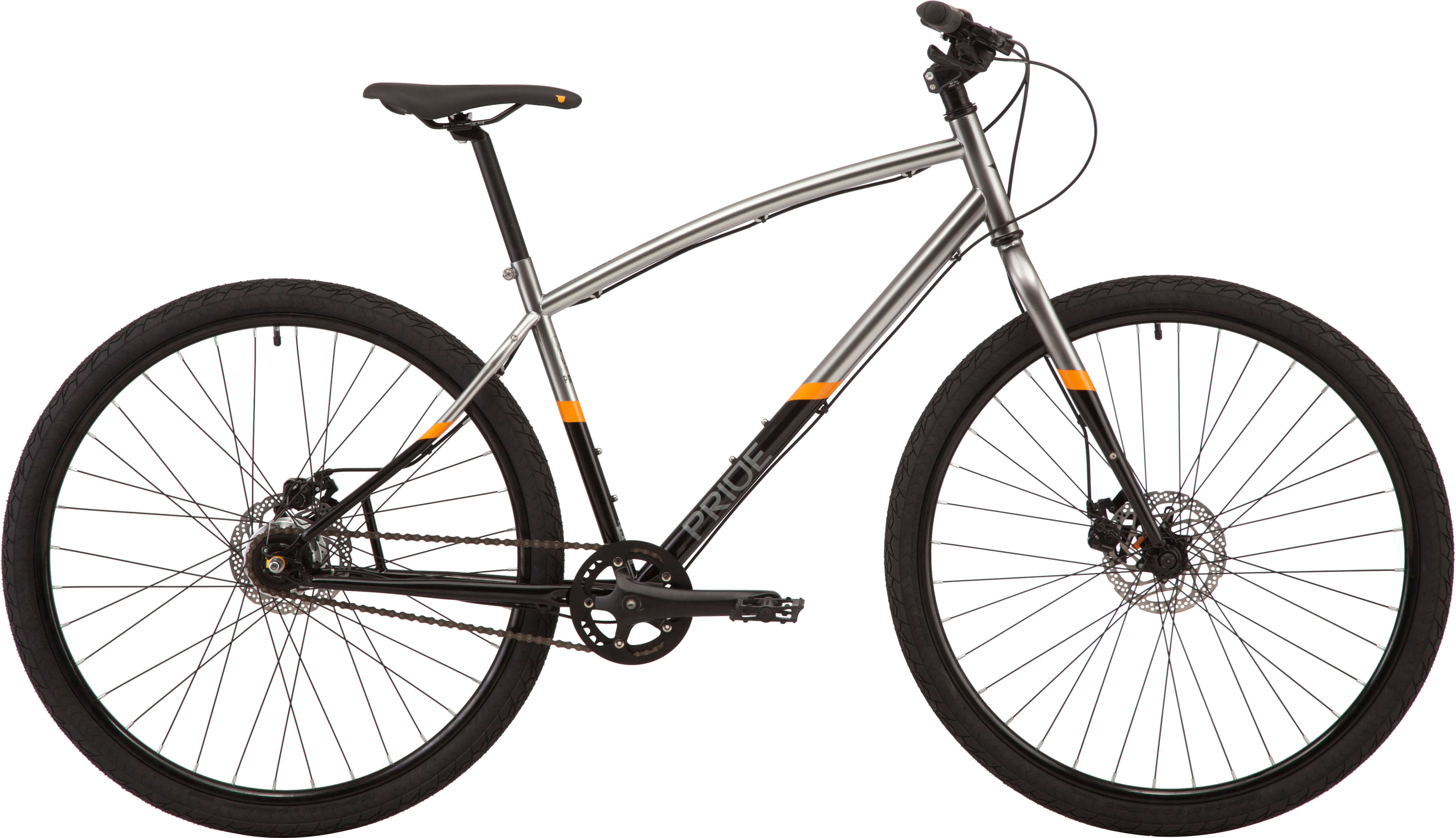 Велосипед 28" Pride ROCKSTEADY 8.3 рама - M BLACK/GRAY (ланцюговий привід) A2 фото 