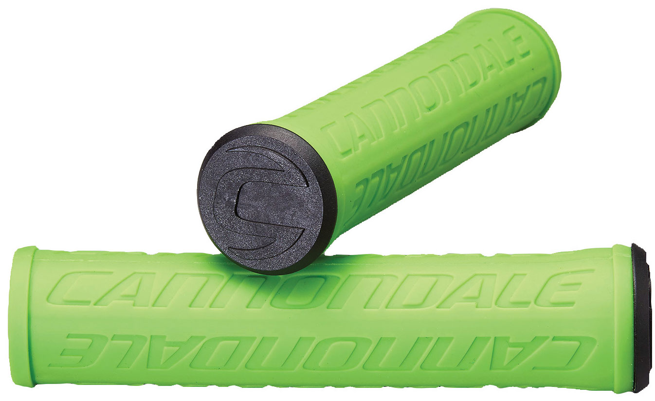 Грипсы Cannondale LOGO силикон зеленые фото 