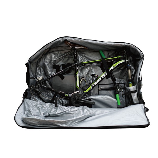 Чехол для велосипеда 26-29" XXF BIKE TRANSPORT BAG 600D, мягкий, черно-серый фото 3