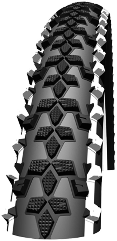 Покрышка 26x2.25 (57-559) Schwalbe SMART SAM Performance B/WS/B-SK HS367 DC, 67EPI фото 